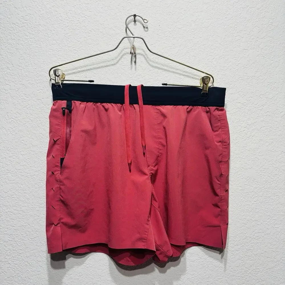Ten Thousand The Interval Shorts Mens Large Performance Gym Lined Red
